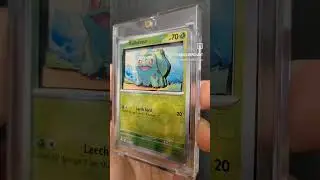 THE OG Bulbasaur 3D Pok&eacute;mon card shadow box art #pokemon #pokemonfan #pokemontcg #shadowboxart