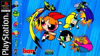The Powerpuff Girls: Chemical X-Traction: PS1 - Full Walkthrough (No Commentary)
