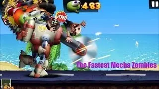 Zombie Tsunami High Score 483 The Fastest Mecha Zombies Running All Over The World Bluesta