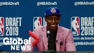 Canadian RJ Barrett drafted 3rd overall by the New York Knicks