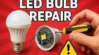 Kharab LED Bulb feken nahi! Sirf ek choti si trick aur bulb naya jaisa.Sirf 2 minute mein LED Bulb 