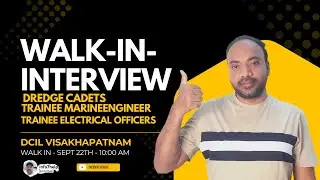 WALK-IN-INTERVIEW DREDGING CORPORATION OF INDIA LIMITED