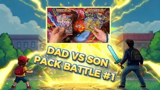 Dad vs Son Pok&eacute;mon Pack Battle #1 👨&zwj;👦🔥