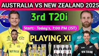 Australia vs New Zealand 3rd t20i playing 11 | aus vs nz playing 11 | nz vs aus