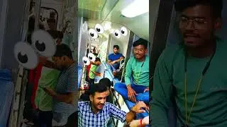 Prank On Train 🚆 Kinner Prank 🤣#prank #funny #youtubeshorts #shorts #viral #trending