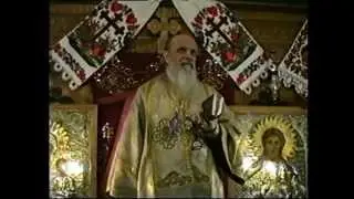 PS Iustinian Chira - Biserică Cutca 1990 atunci fiind episcop vicar la Cluj