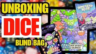 Распаковка таинственных кубиков &laquo;Гоблин&raquo; 🎲 Адвент-календарь и кубики Blind Bag в Mighty Lancer Games