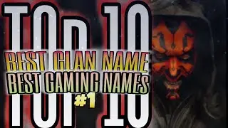 TOP 10 BEST CLAN NAMES &GAMING NAMES||  😎🤯||