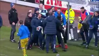 Watch full time scenes from Dens Park