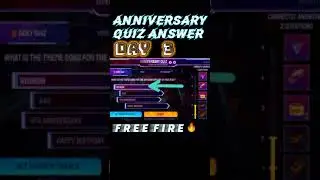 Freefire 4th Anniversary Quez Answer#shorts