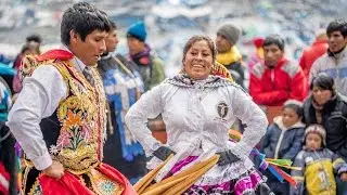 Remote Andean religious festival & snowstorm!
