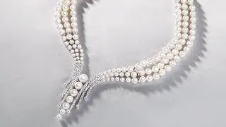 Yoko London Masterpiece | Akoya pearl and diamond necklace