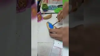 diy potato stencil 😍 #diy #prachikumawat #shorts #youtubeshort #art