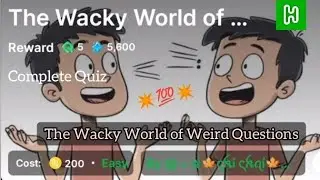 Explore Humer and Funny Quiz | The Wacky World of Weird Questions Quiz Answer | #HichQuiz #HichApp
