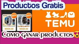 Productos gratis con Temu, ganar productos y dinero, c&oacute;digo de descto acj861784 #temu #ganardinero