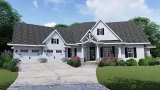 Architectural Designs Country Craftsman House Plan 16902WG Virtual Tour