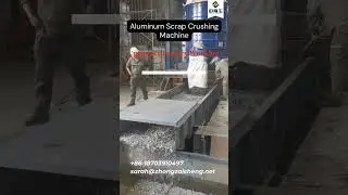 How Aluminum Scrap Is Recycled | Heavy-Duty Aluminum Crusher Machine