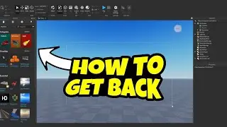 Как вернуть свой ящик с инструментами в Roblox Studio. Руководство