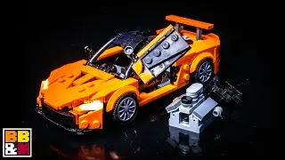 Как я воссоздал McLaren P1 из LEGO | Выдвижной спойлер, двери-бабочки, съёмный двигатель