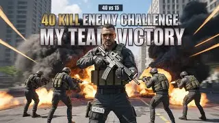40 KILL ENEMY CHALLENGE 😈 | MY TEAM VICTORY | 40 vs 15 | COD Multiplayer #COD #Gaming
