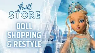 Thrift Store Doll - Handmade Custom Dress Restoration Success!