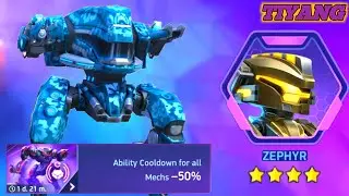 Zephyr (-50%) Ability Cooldown: Is It Still Deadly Let's Check Out | Mech Arena