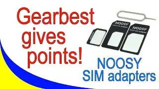 NOOSY NanoSim and MicroSim adapters. Gearbest gives points :)
