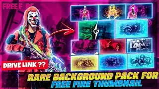 Rare Background Pack For Free Fire Thumbnail 😱 || Background Pack Free Fire || Aru Gfx