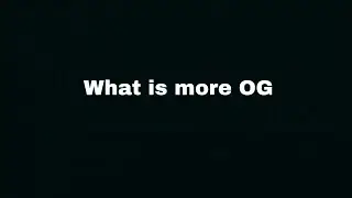What is more OG!?!? (CODM)