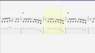 Million Reasons by Lady Gaga - Easy guitar tutorials with backing track