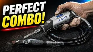 Dremel Flex Shaft on a Dremel 4300