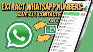 Extract WhatsApp Group Numbers with Software | Easy WhatsApp Contacts Export (Part 2)