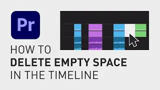 How to delete empty space in the timeline