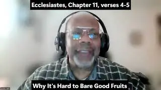 Why It's Hard to Bare Good Fruits