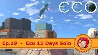 Finding caves and smelting some iron - Eco 15 Days Solo Playthrough Episode 19