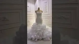 Mermaid full lace beading wedding dress 2022 Amanda Novias