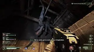 Freeing groaners trapped in elevator ceiling (Warhammer 40,000  Darktide)