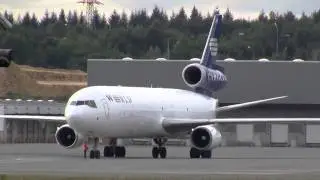 World Airways Cargo MD-11 Landing, Startup and Take-Off