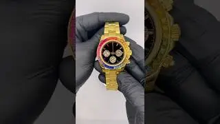 #RainbowDaytona #LuxuryWatch #CustomWatches #TimepieceGoals #WristGameStrong #WatchCollector ⌚️🌈💎