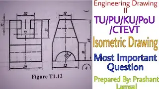 Isometric Drawing | Lecture:11| Engineering Drawing II | Prashant YT | CTEVT | 2nd Sem | Civil Eng |