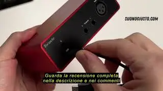 Recensione del Focusrite Scarlett 2i2 (4&deg; gen.), interfaccia audio USB per registrazioni, brani, str