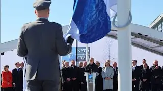 Finland becomes 31st member of NATO in Brussels ceremony