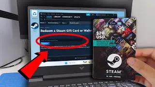 Как активировать подарочную карту Steam на ПК/ноутбуке (простой способ)