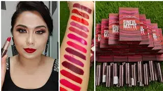 💄Swatched all 21 shades of COLORBAR SINFUL Matte Lipsticks | HONEST Review with Hand & Lip Swatches