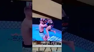 Charles Jourdain with the flying knee. Then the submission #ufcfightnight #cananda #charlesjourdain
