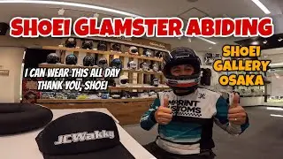 Buying my first Shoei Helmet | Shoei Gallery Osaka | Shoei Glamster Abiding