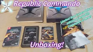 Распаковка Star Wars Republic Commando &mdash; Limited Run Games Deluxe Edition