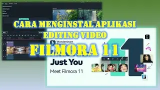 Cara instal Filmora 11 | Software Edit Video#filmora11tutorial #filmora #filmora11