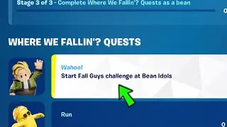 Start Fall Guys challenge at Bean Idols