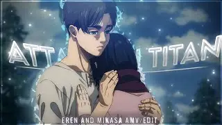 Paaro [ Eren Mikasa ] The most heartbreaking scene of AOT 💔 |  AMV EDIT | Jxtin Edit 